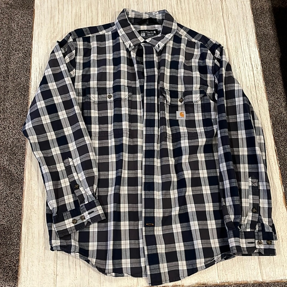 Carhartt midweight plaid shirt